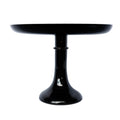 Black Glass Cake Stand