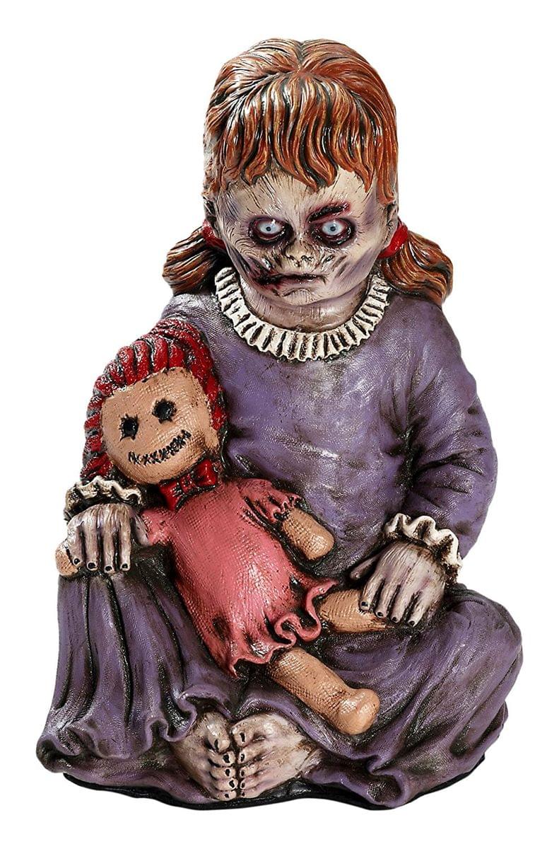 12" Tall Baby Girl Zombie Halloween Prop
