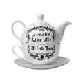 Freaks Like Me Drink Tea Set