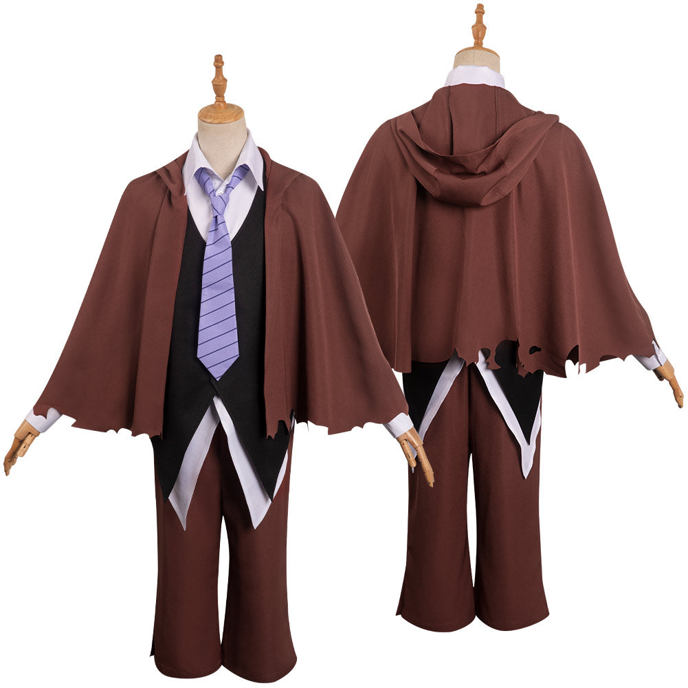 Brown Outfits With Hat Halloween Carnival Party Suit Cosplay Costume